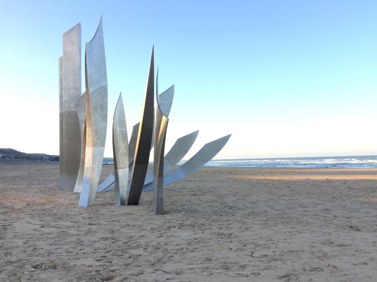 Les Chambres D'Omaha Beach Etablissement Avec Deux Chambres D'Hotes, Petit-Dejeuner Compris Fait-Maison Et Produits Locaux Vierville-sur-Mer Dış mekan fotoğraf